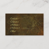 Art Noveau Elegance Visitekaartje (Achterkant)