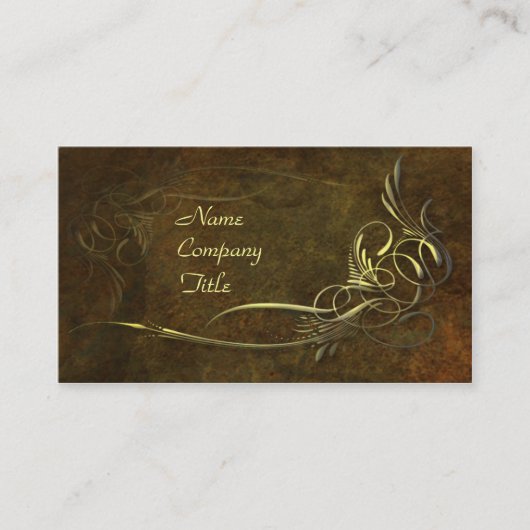 Art Noveau Elegance Visitekaartje (Voorkant)
