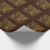 Art Noveau Gold Cadeaupapier (Hoek)