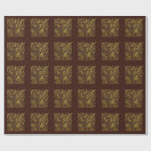 Art Noveau Gold Cadeaupapier (Vlak)