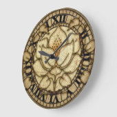 Art Noveau Lily Motif Grote Klok (Hoek)