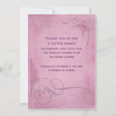 Art Noveau Ornamental Calla Kaart (Achterkant)