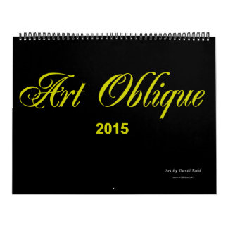 Art Oblique 2015 Agenda Kalender