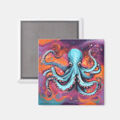 Art Octopus Droom Magneet (Voorkant / Achterkant)