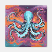 Art Octopus Droom Magneet (Voorkant)