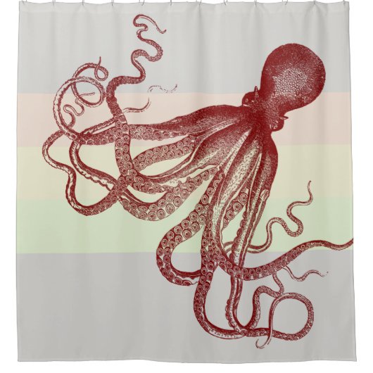  ART OCTOPUS PRINT DOUCHEGORDIJN (Voorkant)