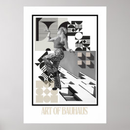Art of Bauhaus Minimalist Modern Design Poster
