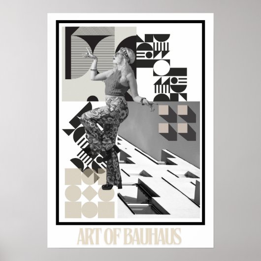 Art of Bauhaus Minimalist Modern Design Poster (Voorkant)