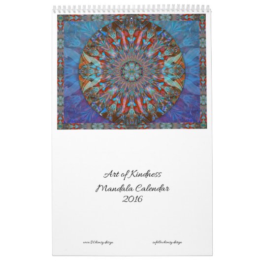 Art of Kindness Mandala Agenda 2016 Kalender (Hoes)