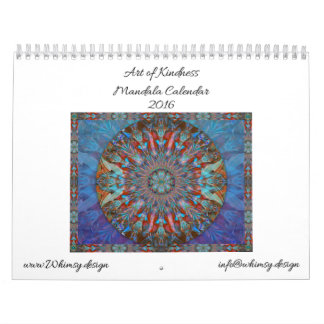 Art of Kindness Mandala Calendar 2016 (2 pagina) Kalender