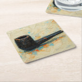 Art of Pipe (#10) Kartonnen Onderzetters (Schuin)