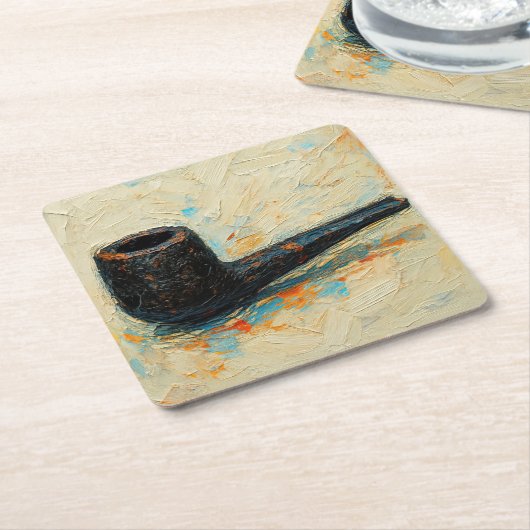 Art of Pipe (#10) Kartonnen Onderzetters (Schuin)