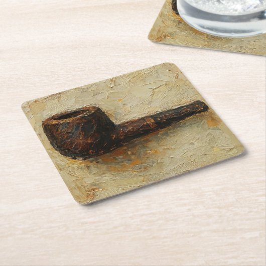 Art of Pipe (#13) Kartonnen Onderzetters (Schuin)