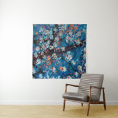 Art oil painting, cherry blossom flower, abstract, wandkleed (In Situ (horizontaal))