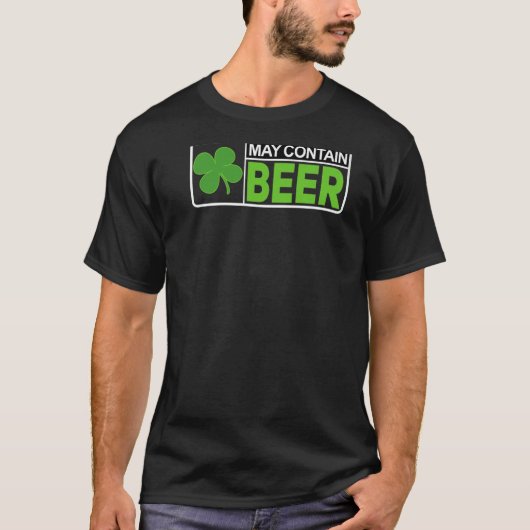 — ART OP BACK — Kan alcohol bevatten — St. T-shirt (Voorkant)