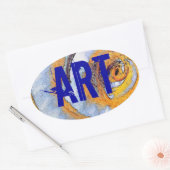 ART OVALE STICKER (Envelop)