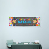 Art Paint Happy Birthday - persoonlijke banner (Beurs)