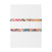 Art Paint Kleurrijke Moderne Abstracte bruiloft Uitnodigingen Wikkel (Achterkant Voorbeeld)