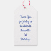 Art Paint Palette Cute 1e verjaardag Cadeaulabel (Achterkant)