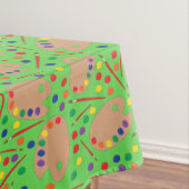 Art Paint Palette Cute 1e verjaardag Tafelkleed (Voorbeeld)