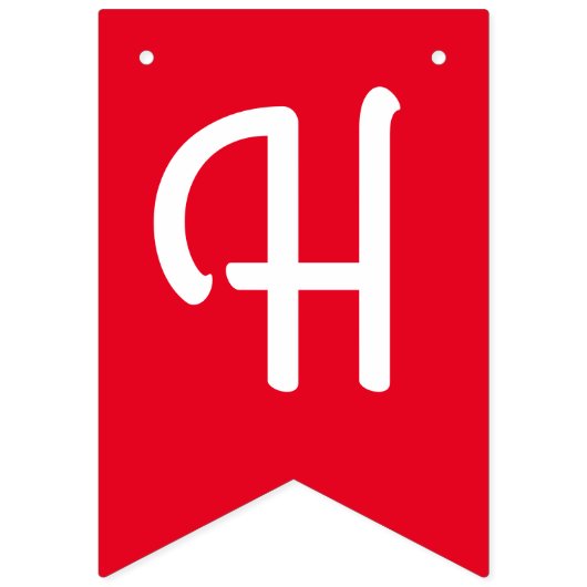 Art Paint Palette Cute 1e verjaardag Vlaggetjes (Tweede vlag)