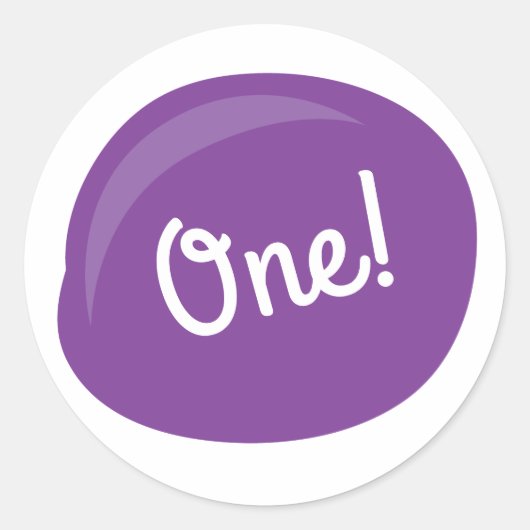 Art Paint Palette Cute Kind Birthday Party Ronde Sticker (Voorkant)