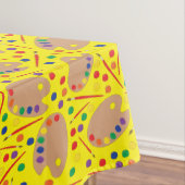Art Paint Palette Cute Kind Birthday Party Tafelkleed (Voorbeeld)