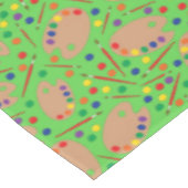 Art Paint Palette Kind Birthday Artist Tafelkleed (Gekanteld)