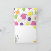 Art Painting Party Dank u notities (Binnen)