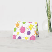 Art Painting Party Dank u notities (Achterkant)