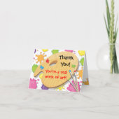 Art Painting Party Dank u notities (Voorkant)