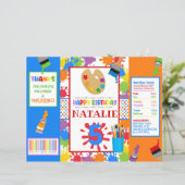 Art Painting Party DIY Chip Bag (Staand voorkant)