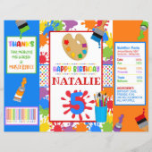 Art Painting Party DIY Chip Bag (Voorkant)