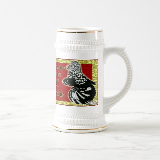 Art Pamplona Stein Bierpul (Rechts)