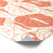 ART PAPER Download - Anthurium naadloos patroon Poster (Hoek)