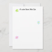 Art Party bedankt je notitie Notitiekaartje (Achterkant)