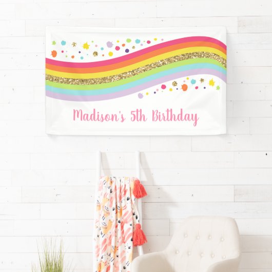 Art Party Birthday Spandoek (Insitu)