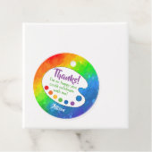 Art Party Favors | Labels voor de schilderpartij (In situ)