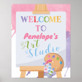 Art Party of Birthday Welcome Party Poster (Voorkant)