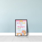 Art Party of Birthday Welcome Party Poster