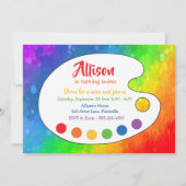 Art Party | Paint Party Kaart (Voorkant)