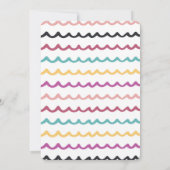 Art Party Schilderen Craft Party voor meisjes Invi Kaart (Achterkant)