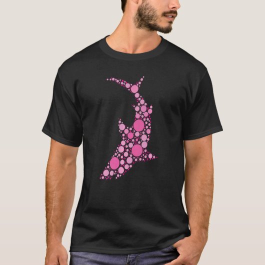 Art Pattern Colorful Shark September International T-shirt (Voorkant)