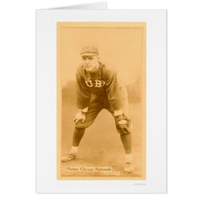 Art Phelan Chicago Cubs Baseball 1914 (Voorkant)