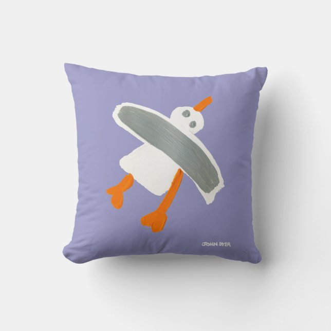 Art Pillow: John Dyer Seagull Kussen (Voorkant)