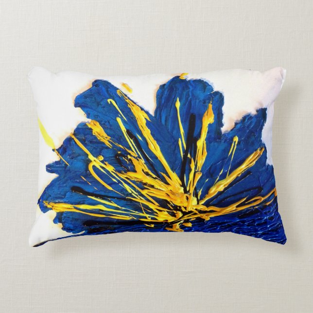 Art Pillow "ROYAL FLOWER" Accent Kussen (Voorkant)