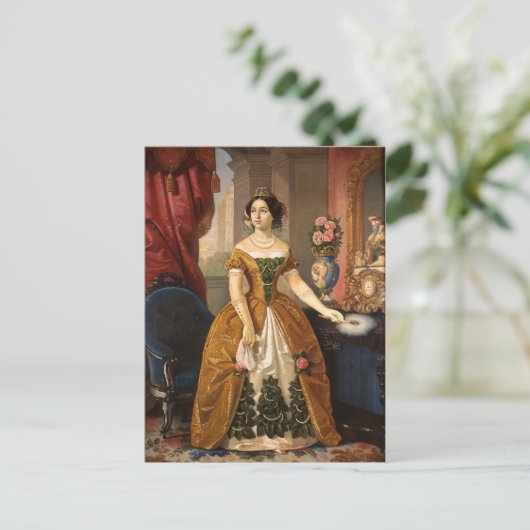 Art Portret briefkaart (Staand voorkant)