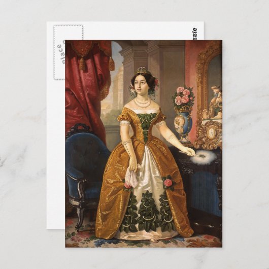 Art Portret briefkaart (Voorkant / Achterkant)