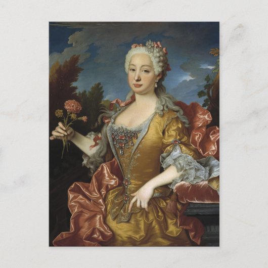 Art Portret briefkaart (Voorkant)