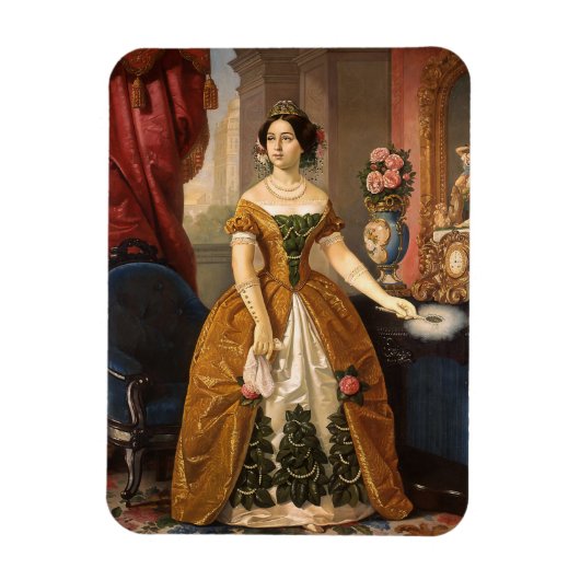 Art Portret magnet Magneet (Verticaal)